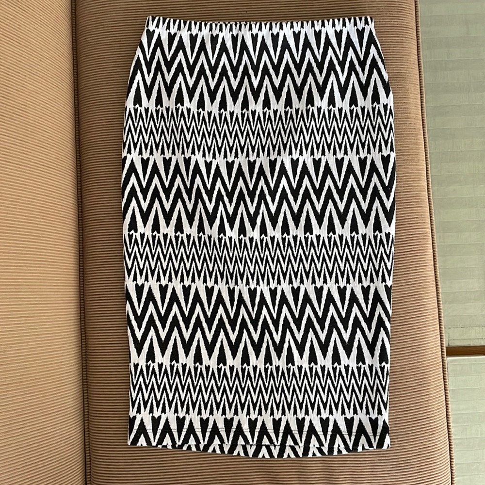 Tart Geometric Pencil Skirt